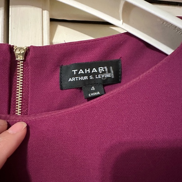 Size 4 Tahari Purple Dress - Picture 1 of 6